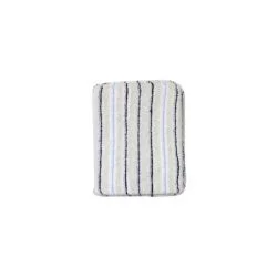Small Striped Wax Applicator White with blue stripes