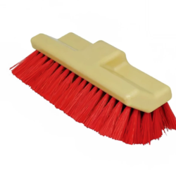 10″ Floor Brush Red- Winco