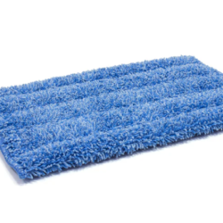 10″ inch Blue Microfiber Flat Mop With Velcro