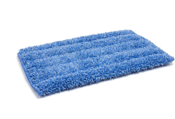 10" inch Blue Microfiber Flat Mop With Velcro