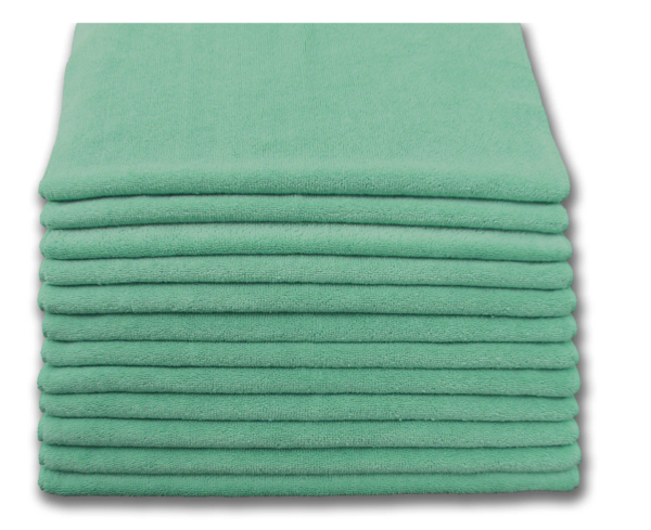 Microfiber Terry Cloths Green