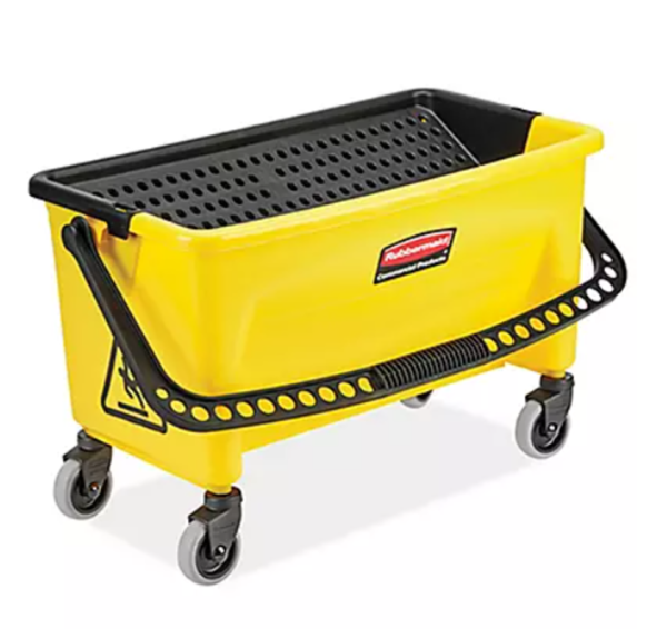 Mop bucket with wheels flat mop
