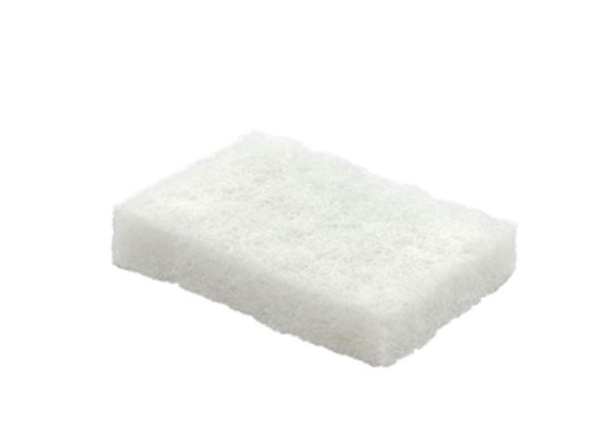 White Fine Scouring Pads 1 pieces 3,5"x5"