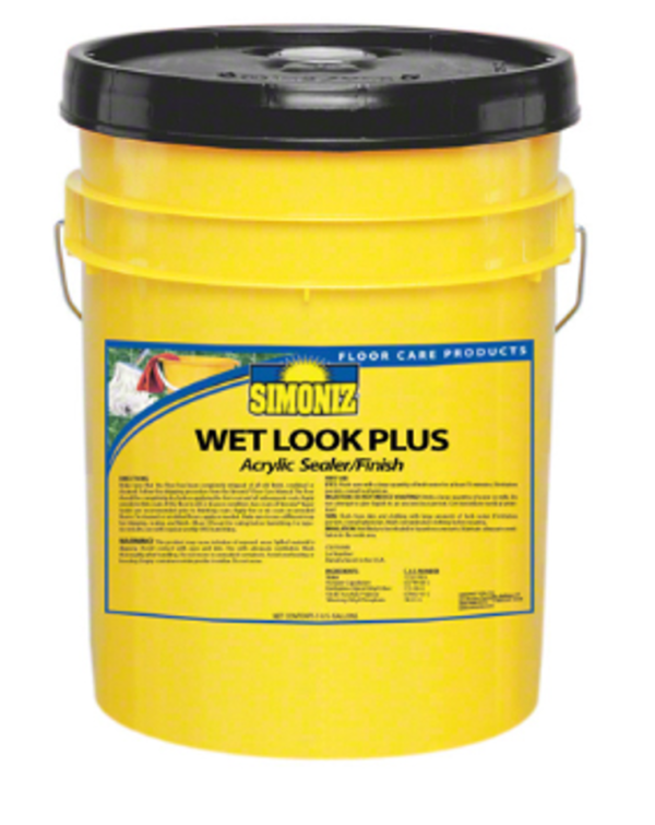 Wet Look Plus Floor Finish Pail Simoniz