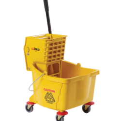 Mop Bucket & Side Press 36 qt Yellow