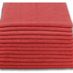 Microfiber Terry Cloths Red