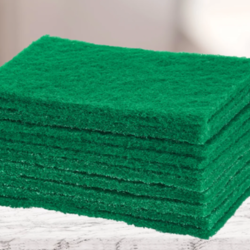 Scouring Pads Green 10 sponges Pack
